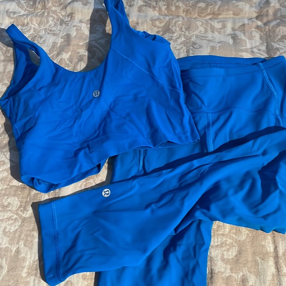 lululemon athletica Pants - Lululemon Align too and fast and free cropped legging set